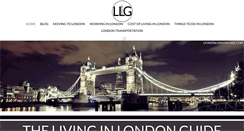 Desktop Screenshot of livinginlondonguide.com
